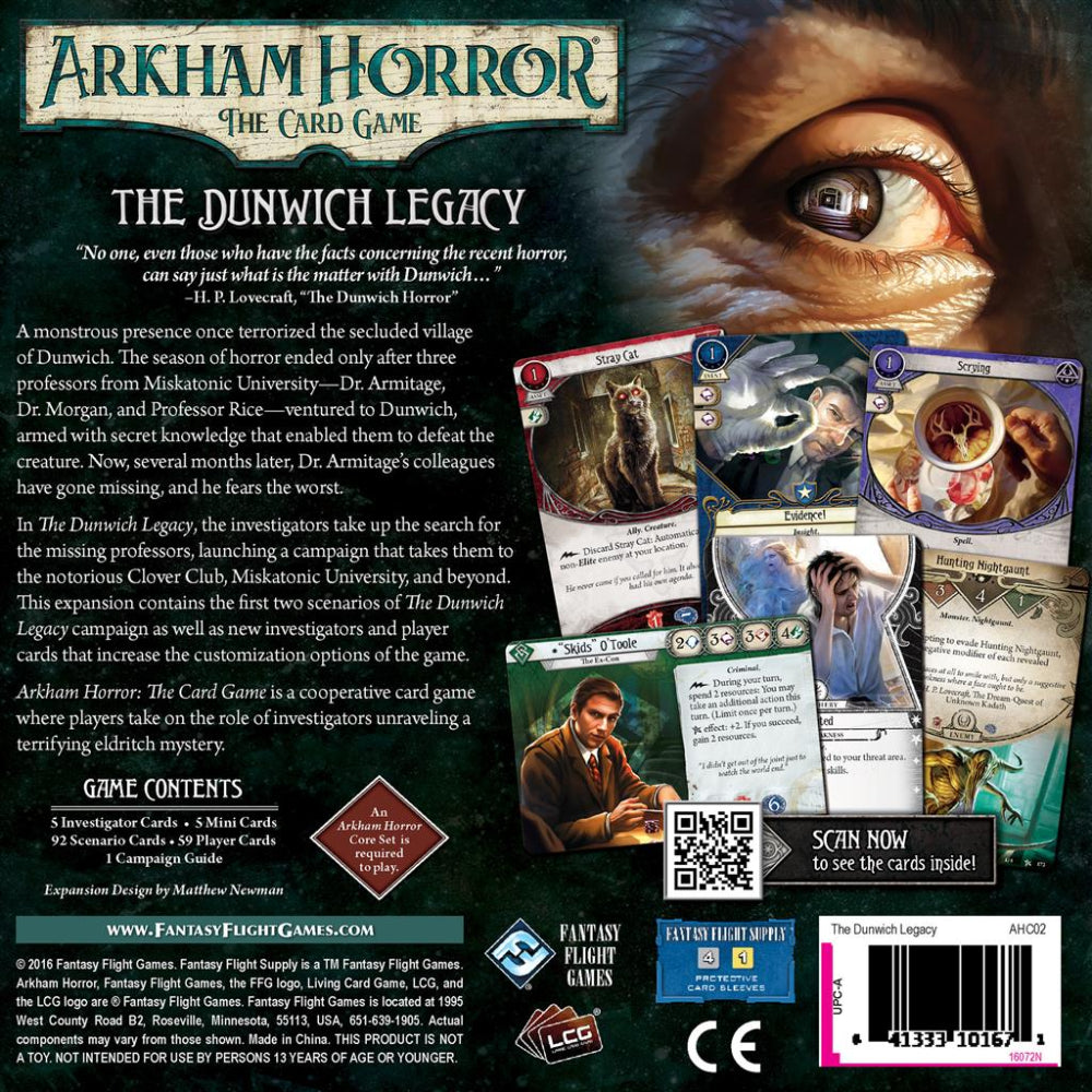 Arkham Horror LCG - The Dunwich Legacy Expansion