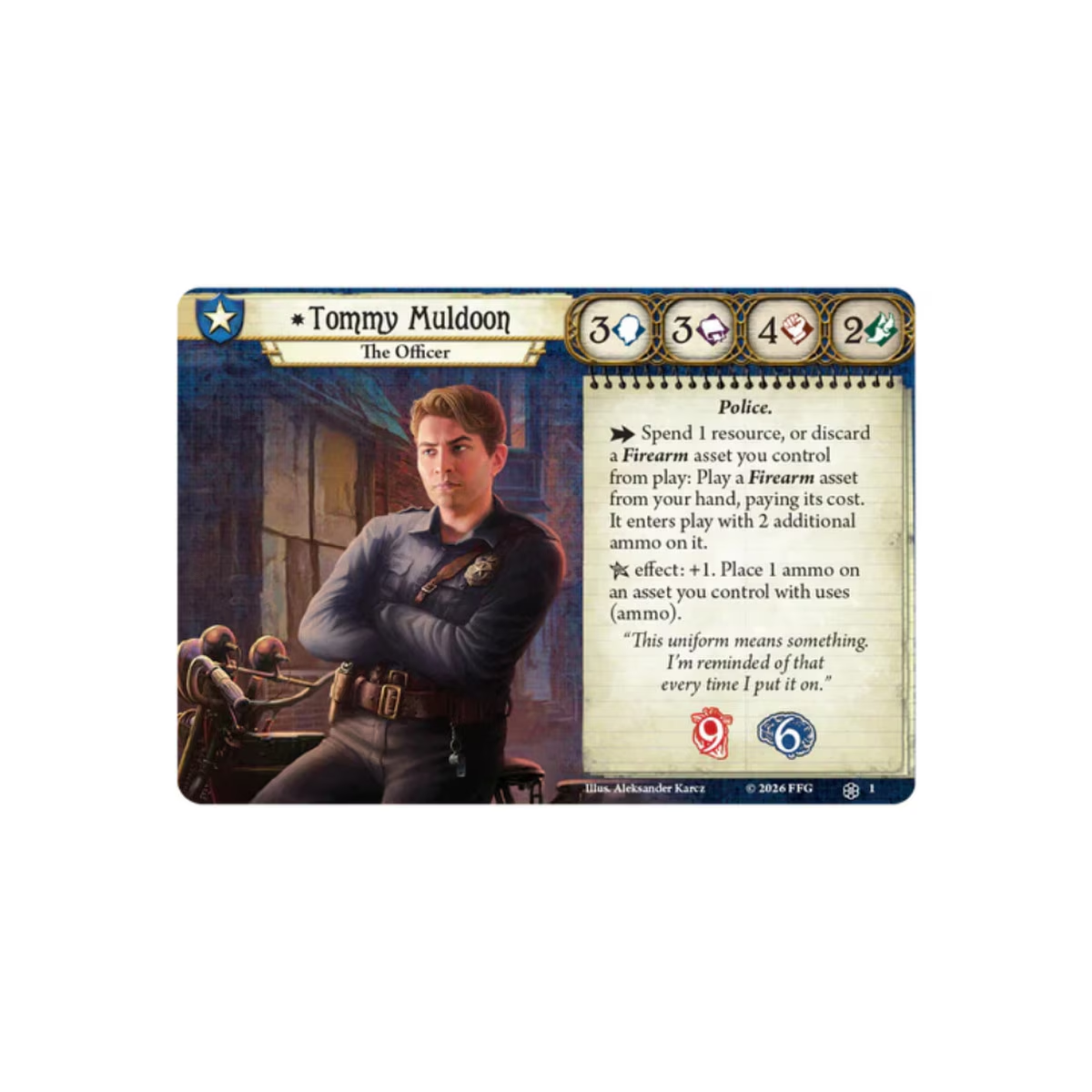 Arkham Horror LCG - Tommy Muldoon Investigator Deck