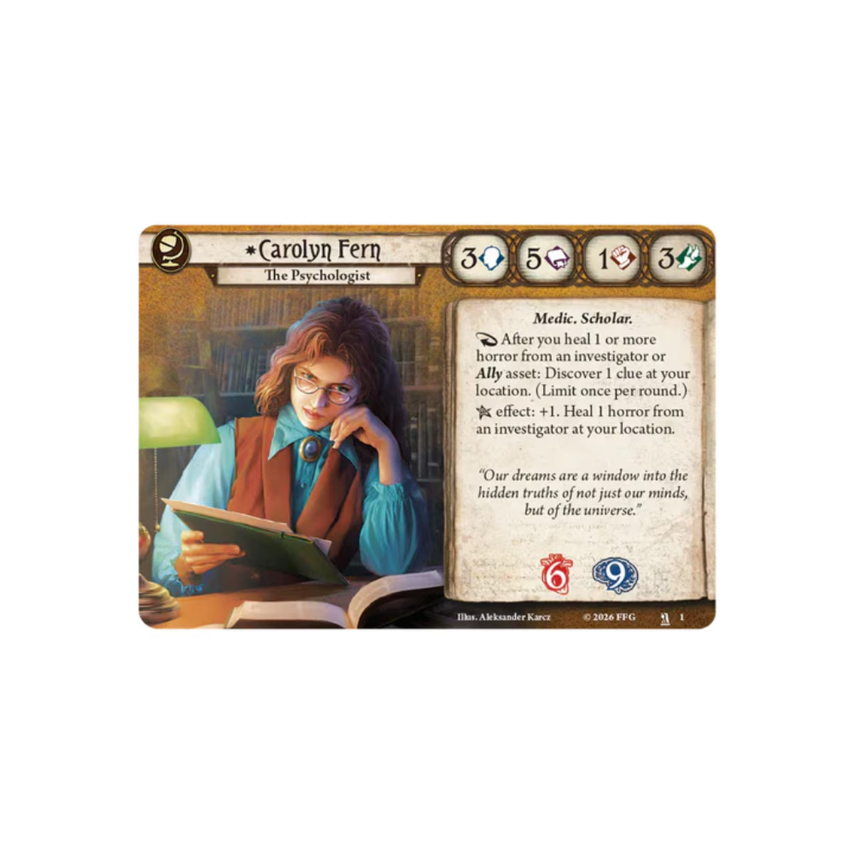 Arkham Horror LCG - Carolyn Fern Investigator Deck