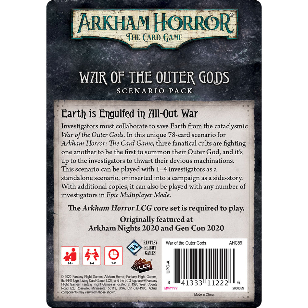 Arkham Horror LCG - War of the Outer Gods Scenario Pack
