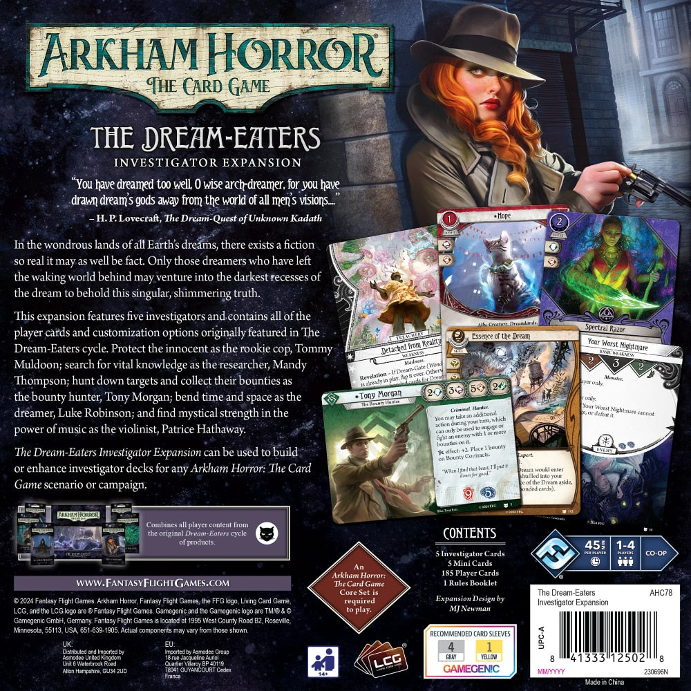 Arkham Horror LCG | The Dream-Eaters Investigator Expansion