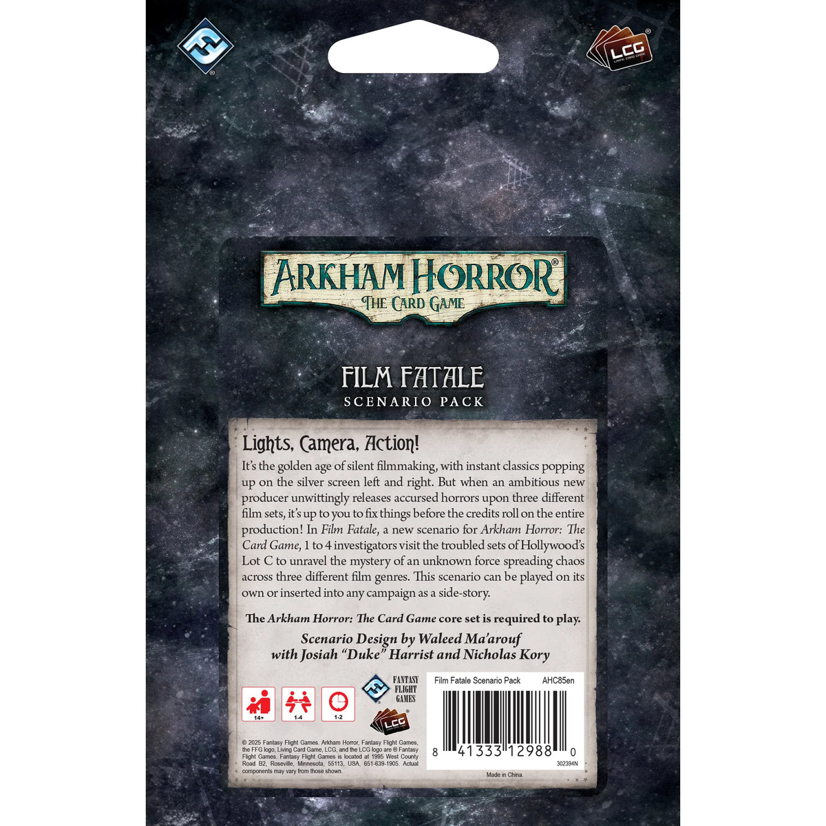 Arkham Horror LCG - Film Fatale Scenario Pack