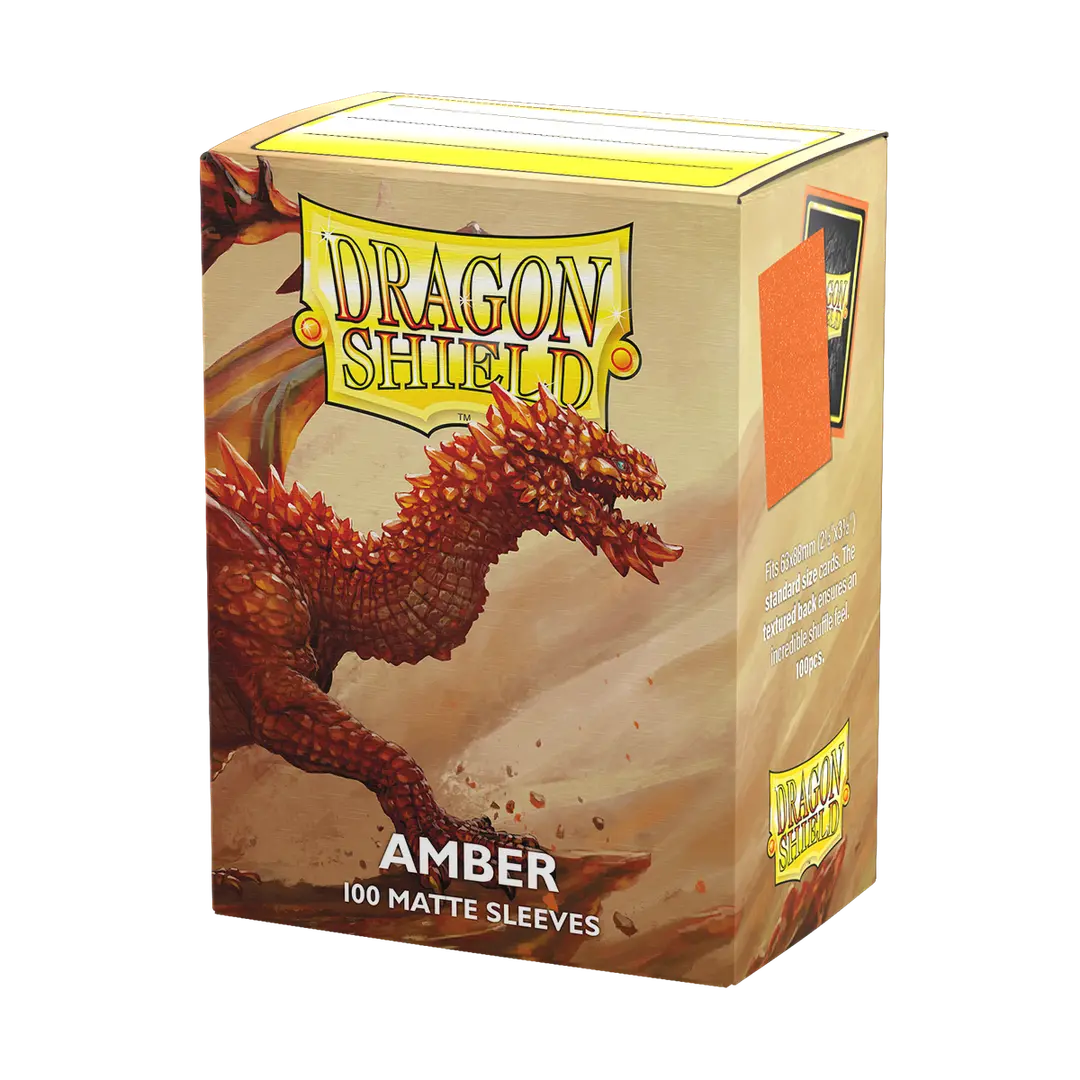 Dragon Shield Sleeves Standard: Matte Amber (100)