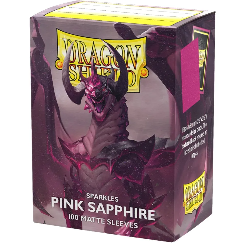 Dragon Shield Sleeves Standard: Matte Pink Sapphire (100)