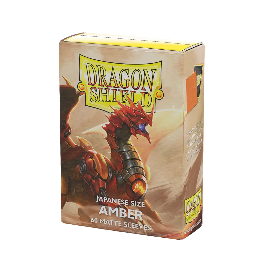 Dragon Shield Sleeves Japanese: Matte Amber (60)