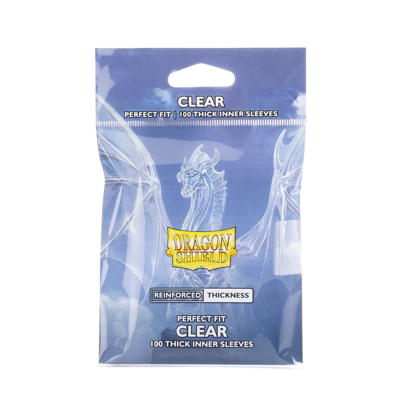 Dragon Shield Standard Inner Sleeves: Perfect Fit | Reinforced Thickness Clear (100)