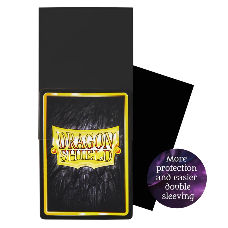Dragon Shield Standard Inner Sleeves: Perfect Fit | Reinforced Thickness Black (100)
