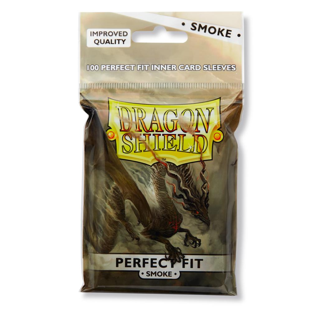 Dragon Shield Perfect Fit Top loaders - Smoke (100ct. In bag)