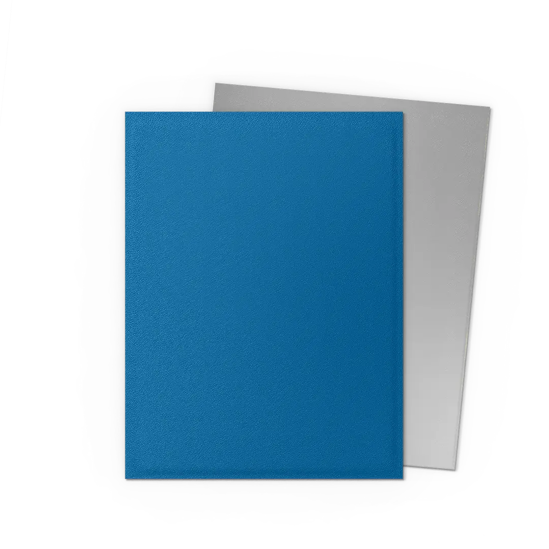 Dragon Shield Sleeves Standard: Matte Dual Cobalt & Silver (100)