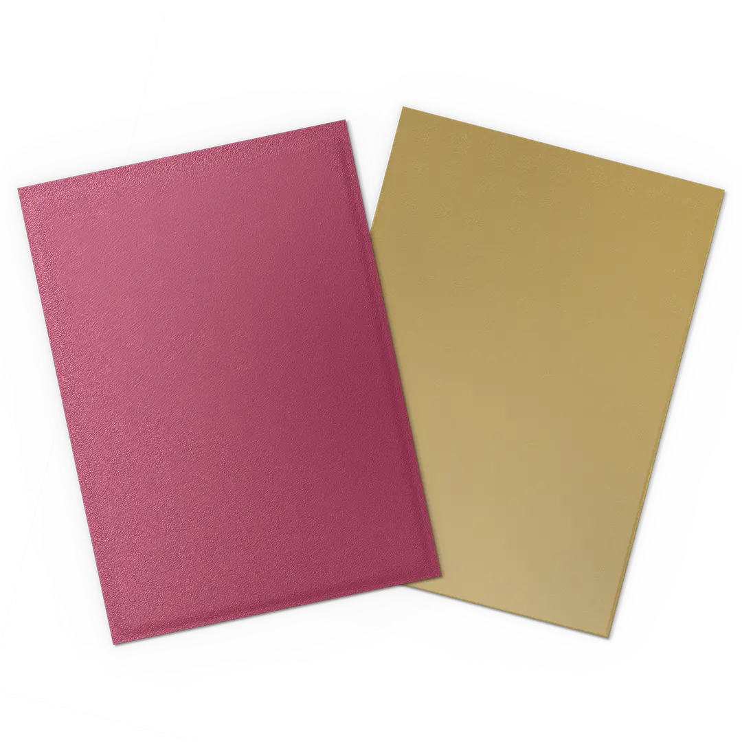 Dragon Shield Sleeves Standard: Matte Dual Pomegranate & Gold (100)
