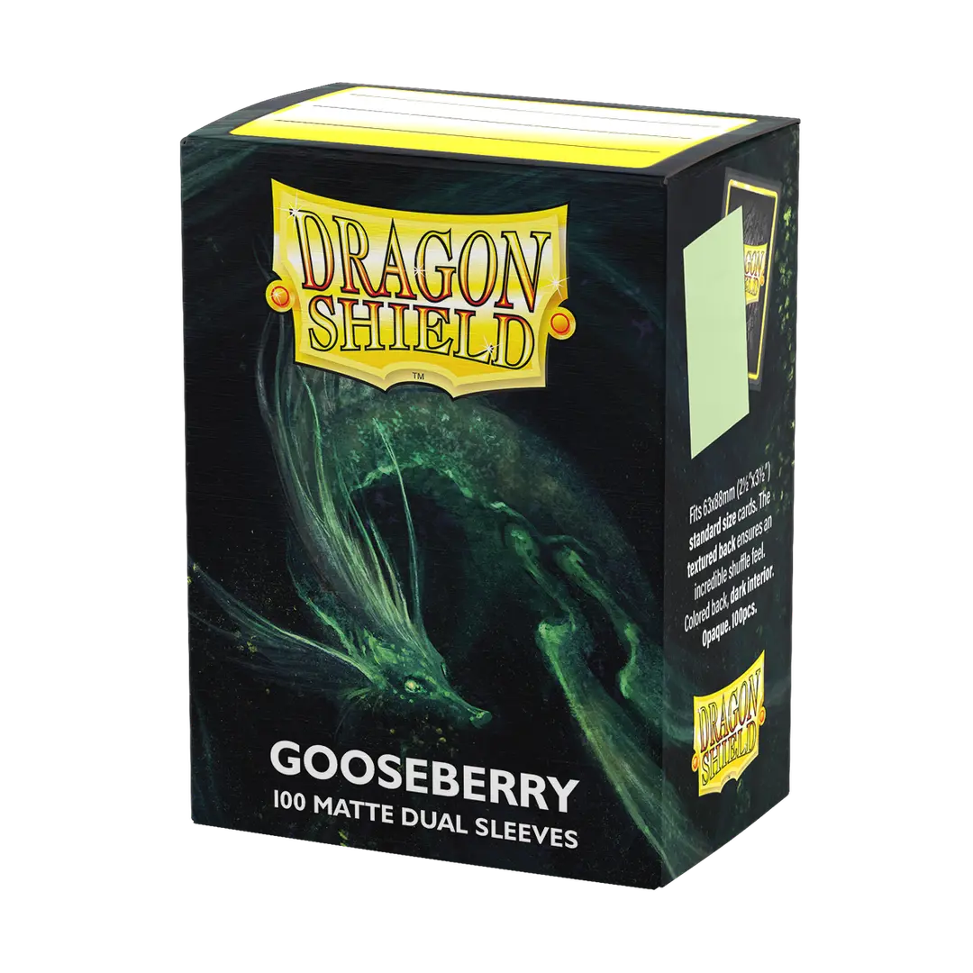 Dragon Shield Sleeves Standard: Matte Dual Gooseberry (100)
