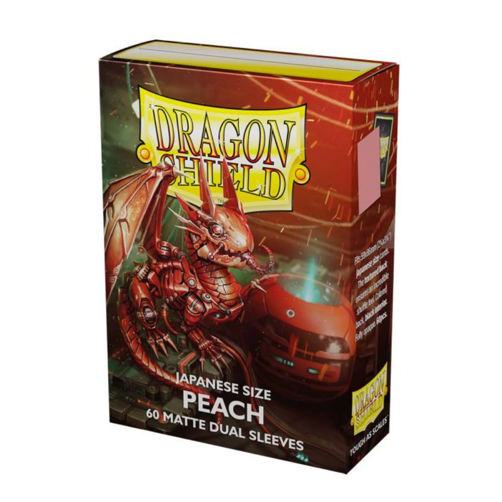 Dragon Shield Sleeves Japanese: Matte Dual Peach (60)