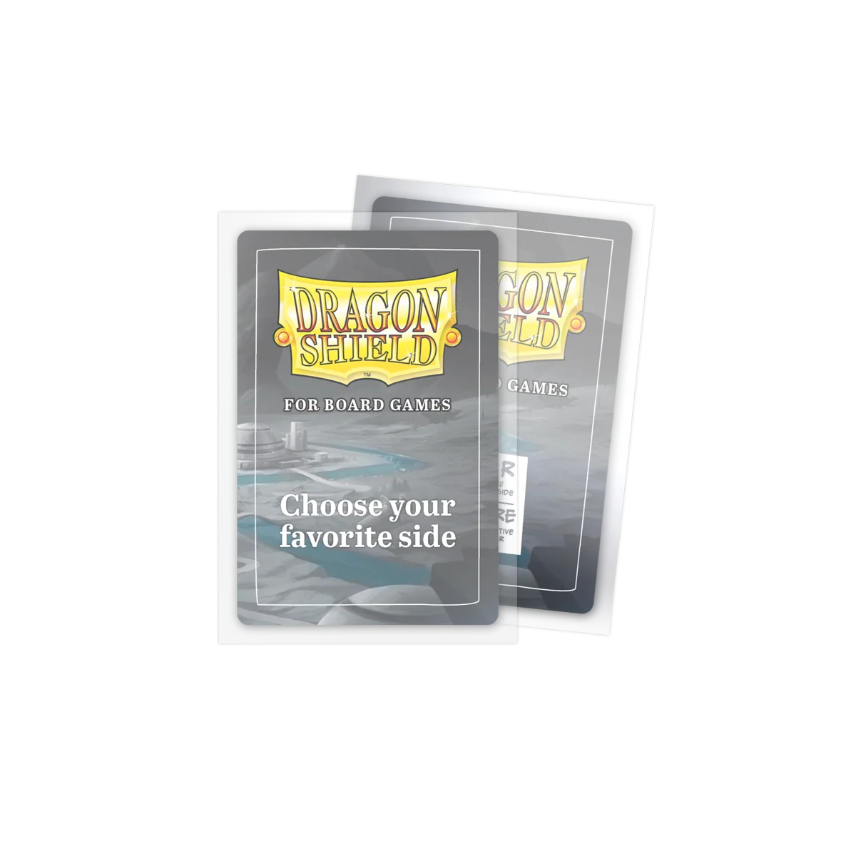 Dragon Shield Sleeves: Board Games -  European Mini 45 x 68mm Clear & Non-Glare (100)