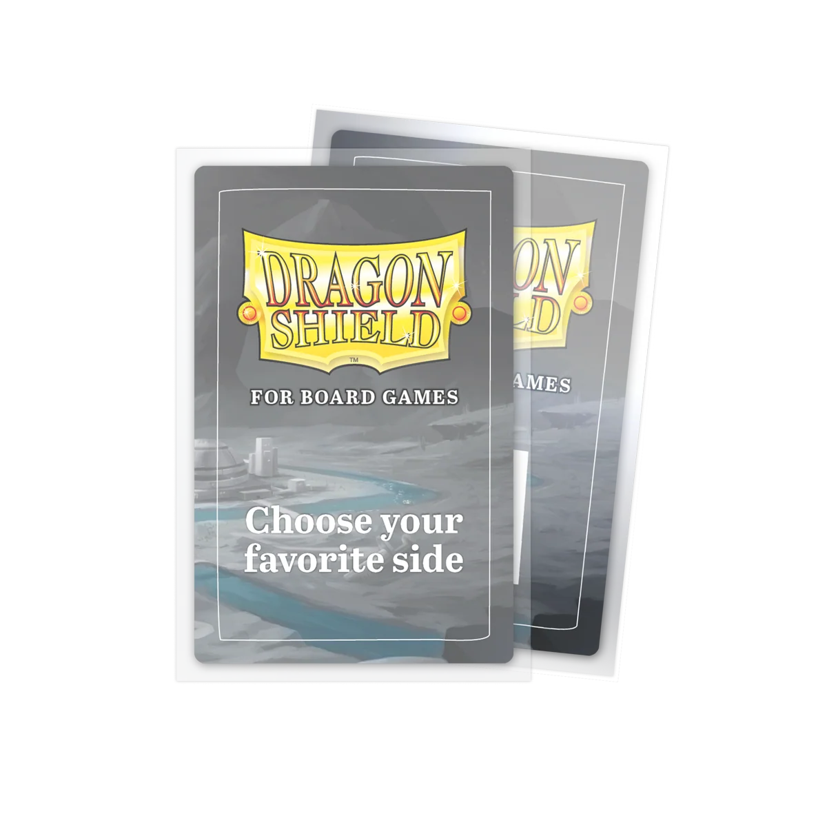 Dragon Shield Sleeves: Board Games - American Standard 57 x 89mm Clear & Non-Glare (100)