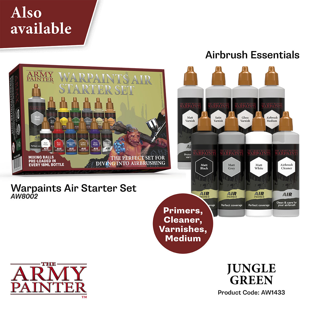 Warpaints Air: Jungle Green