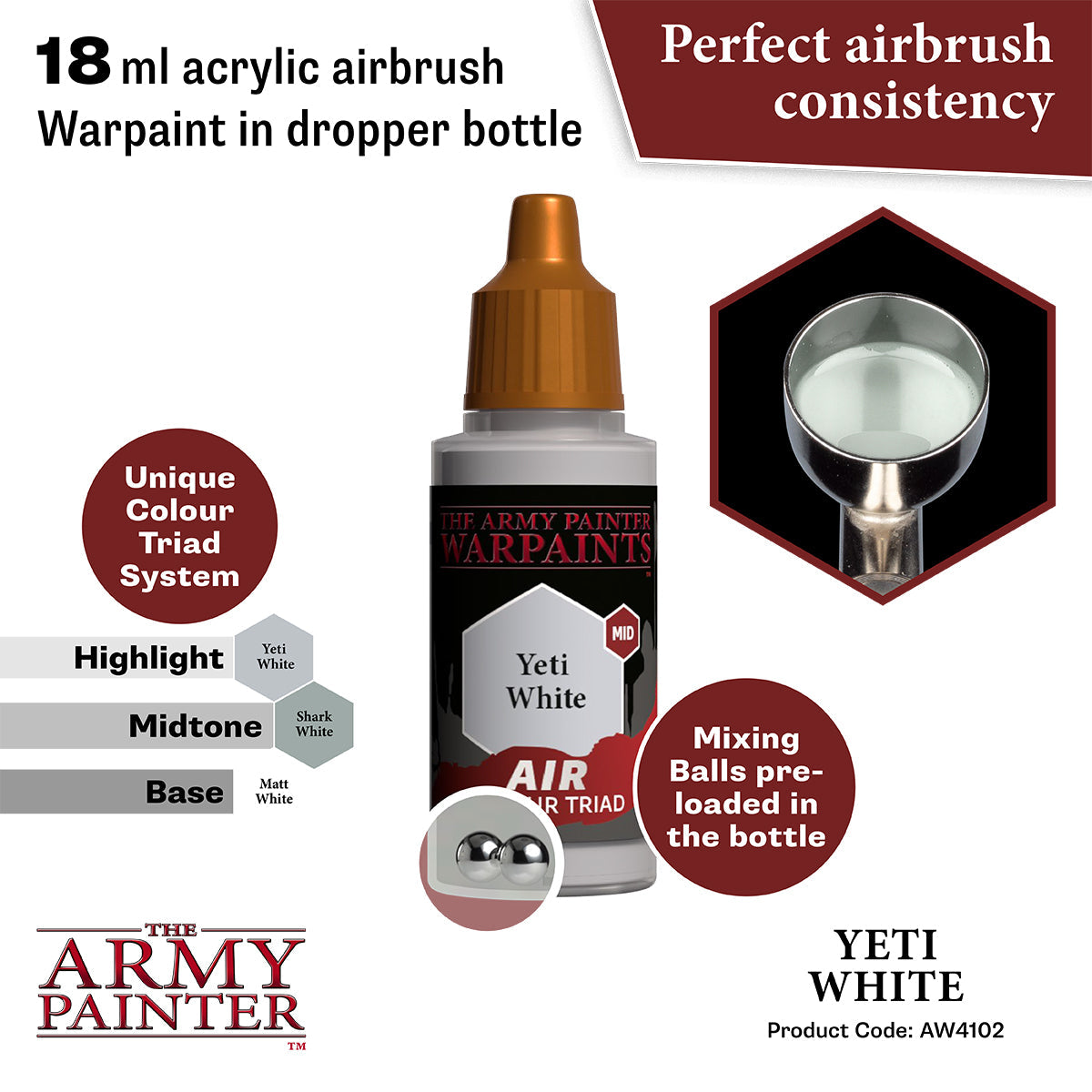 Warpaints Air: Yeti White