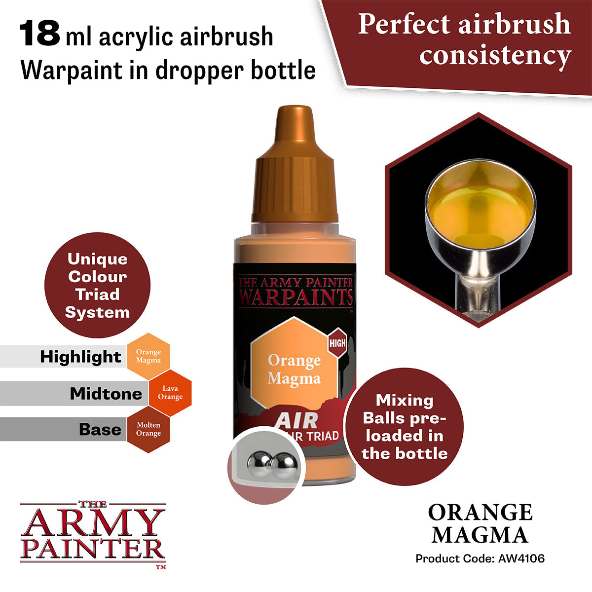 Warpaints Air: Orange Magma