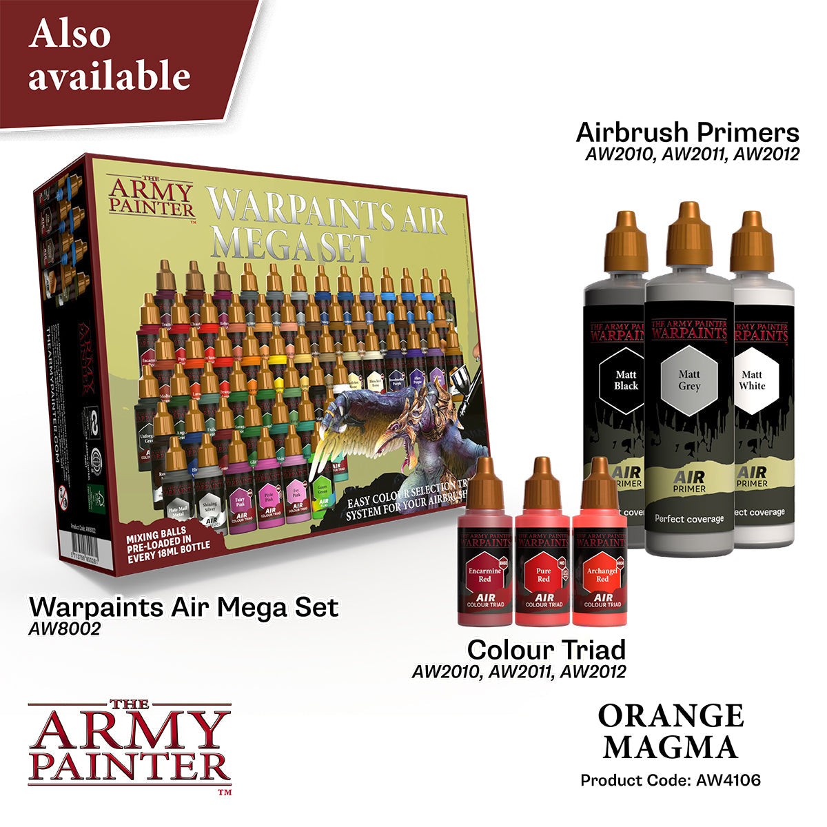 Warpaints Air: Orange Magma