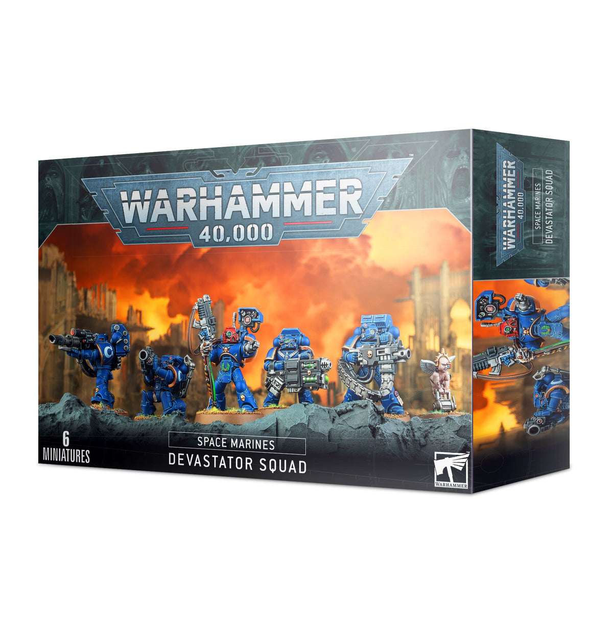 Warhammer 40K: SPACE MARINES DEVASTATOR SQUAD