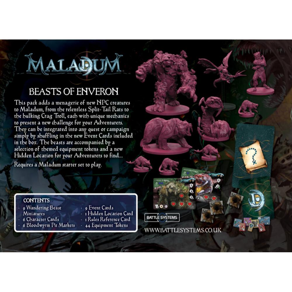 MALADUM: DUNGEONS OF ENVERON - BEASTS OF ENVERON EXPANSION