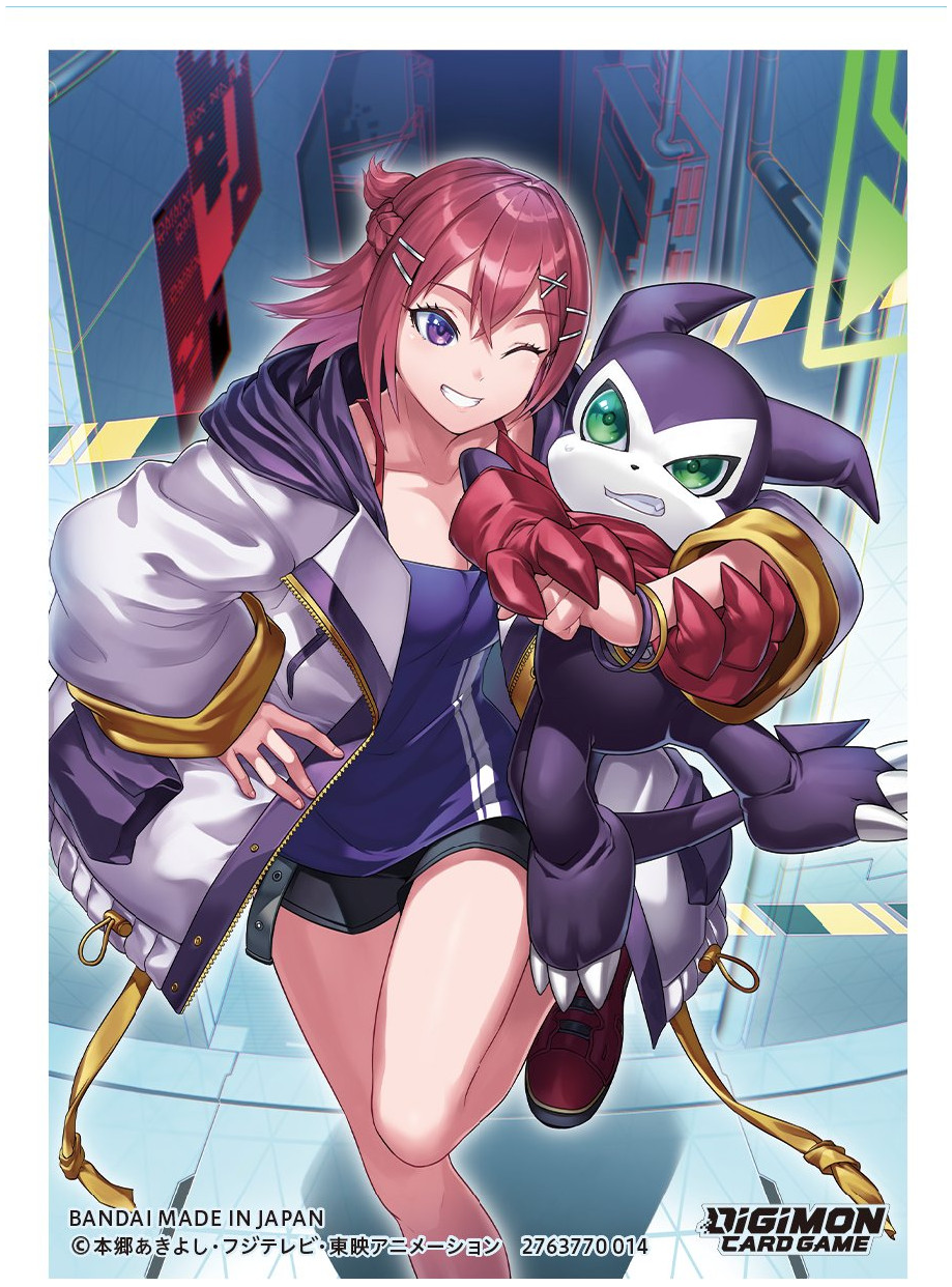 Digimon Card Game: Official Sleeve 2025 Version 1.0 - Yuki & Impmon