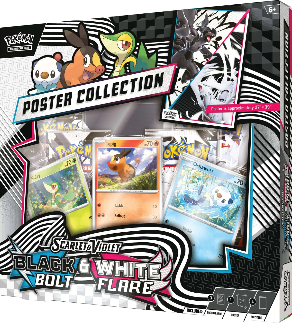 Pokémon: Scarlet & Violet 10.5: Black Bolt & White Flare: Poster Collection