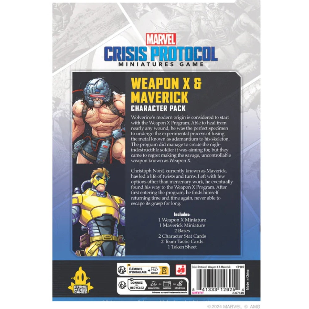 Marvel Crisis Protocol - Weapon X &amp; Maverick