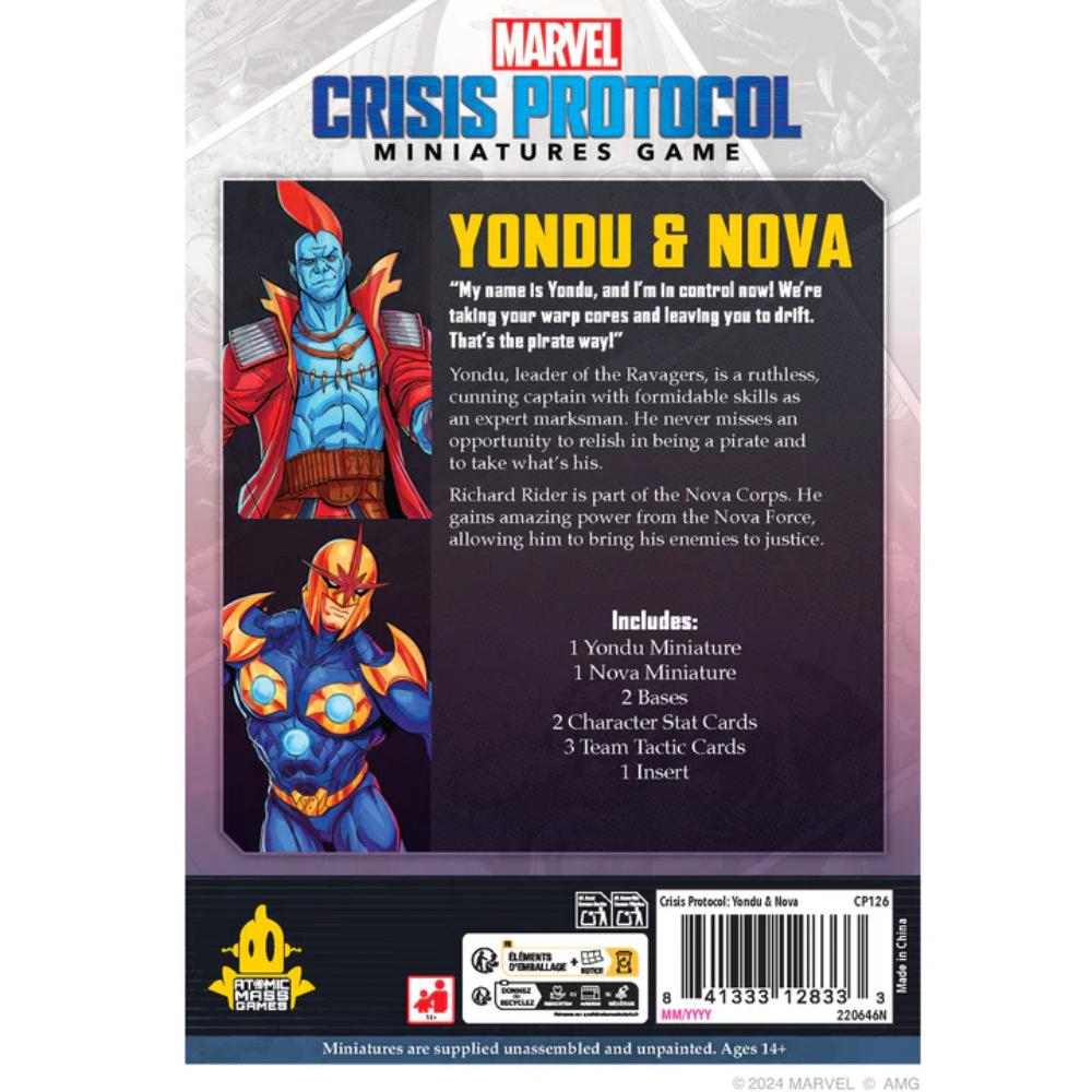 MARVEL CRISIS PROTOCOL - YONDU &amp; NOVA