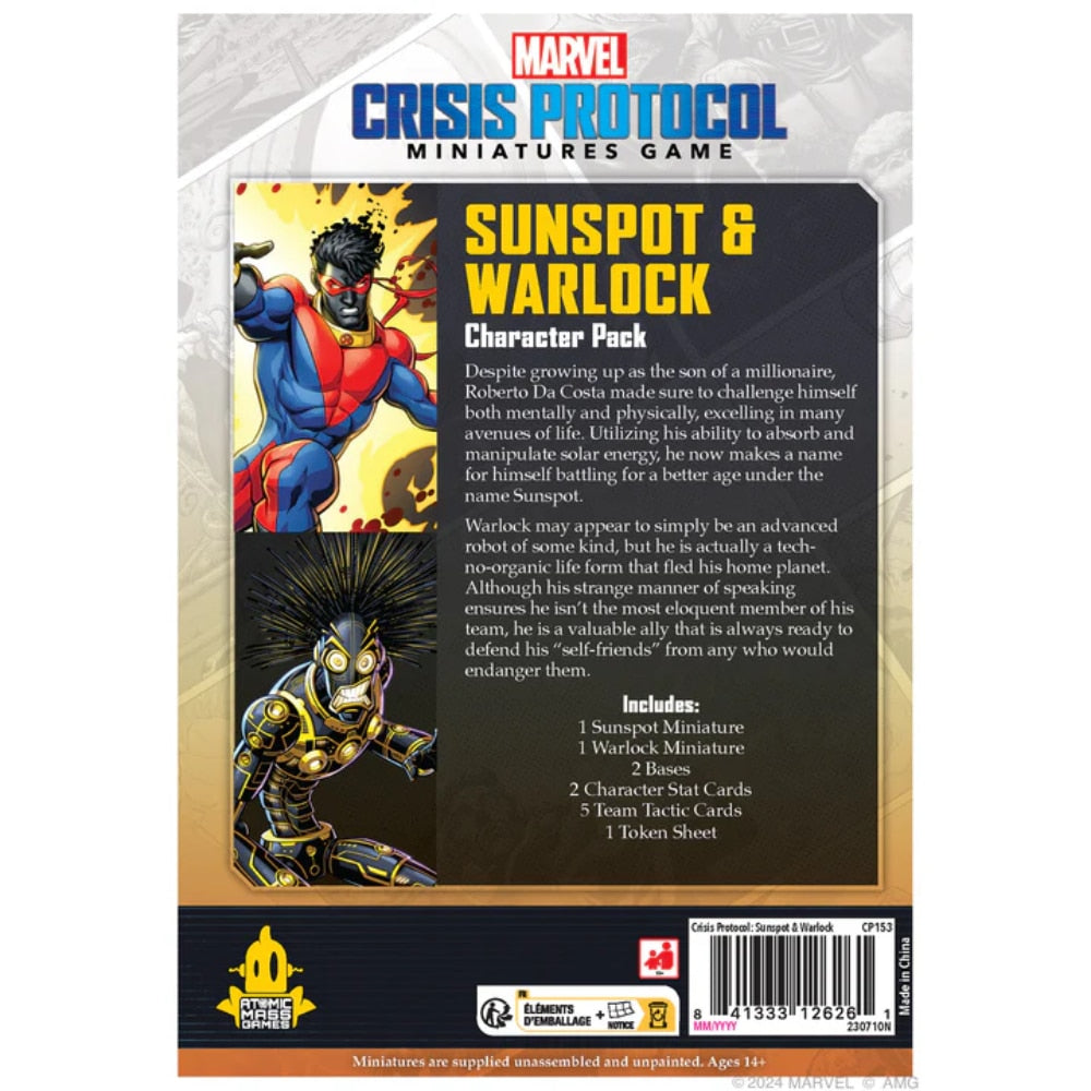 Marvel Crisis Protocol - Sunspot &amp; Warlock