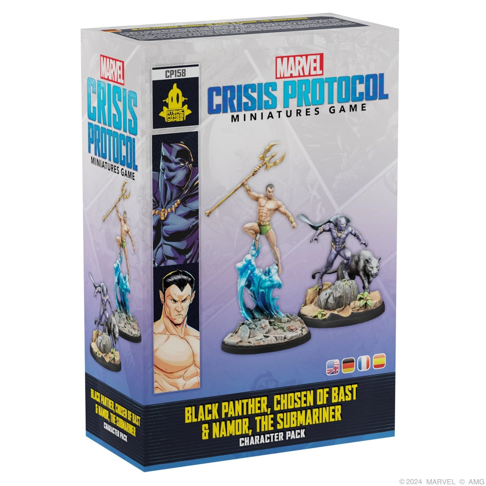 Marvel Crisis Protocol -Black Panther,Chosen of Bast &amp; Namor