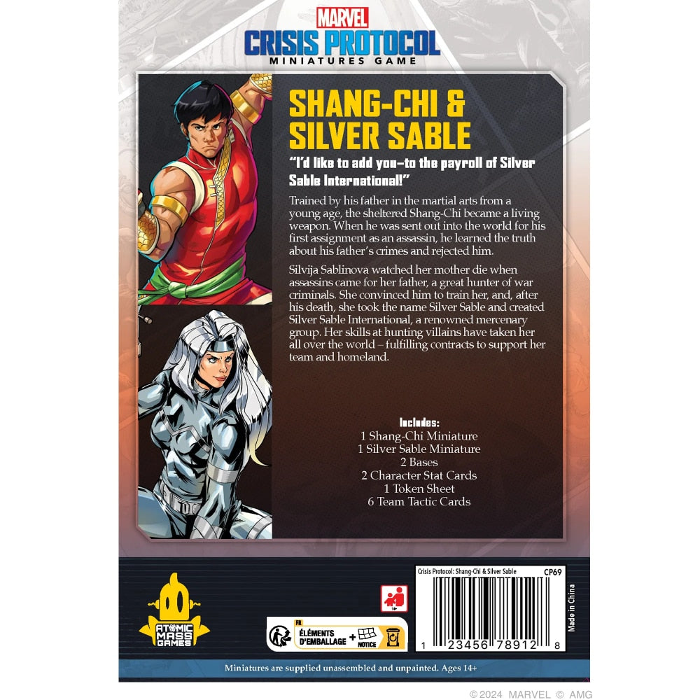 Marvel Crisis Protocol - Shang Chi &amp; Silver Sable