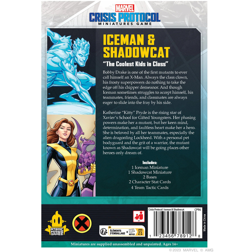 Marvel Crisis Protocol - Iceman and Shadowcat