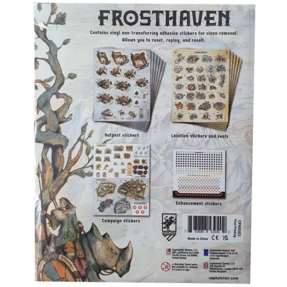 Frosthaven - Removable Sticker Set