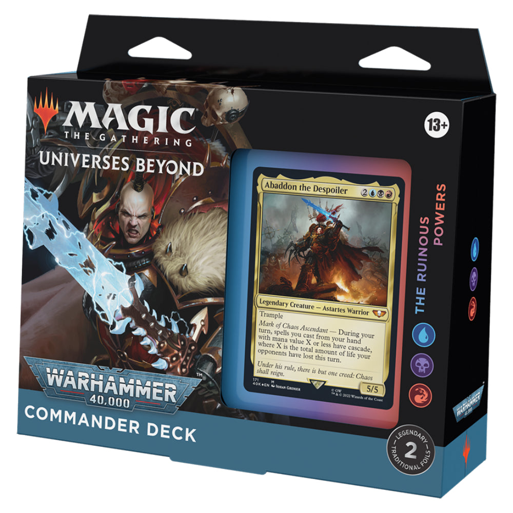 MTG Warhammer 40,000 Commander Deck - Regular Edition Bundle - The Ruinous Powers