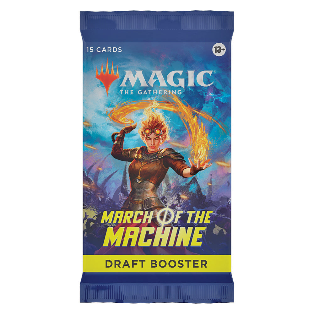 mtg march of the machine booster box Pack Set : (MOM) : Toys & Games ~~~~ Each March of the Machine Draft Booster contains 15 cards and 1 token/ad card or Helper card MTG March of the Machine