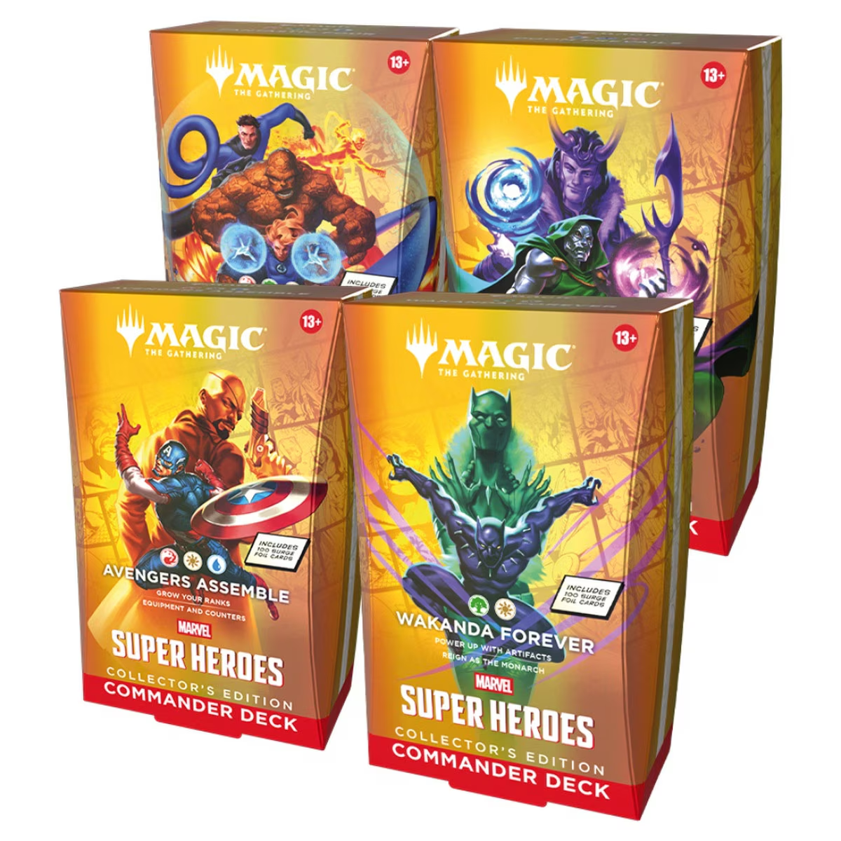 Magic: The Gathering: Marvel Super Heroes - Commander Deck: Collector's Edition Bundle