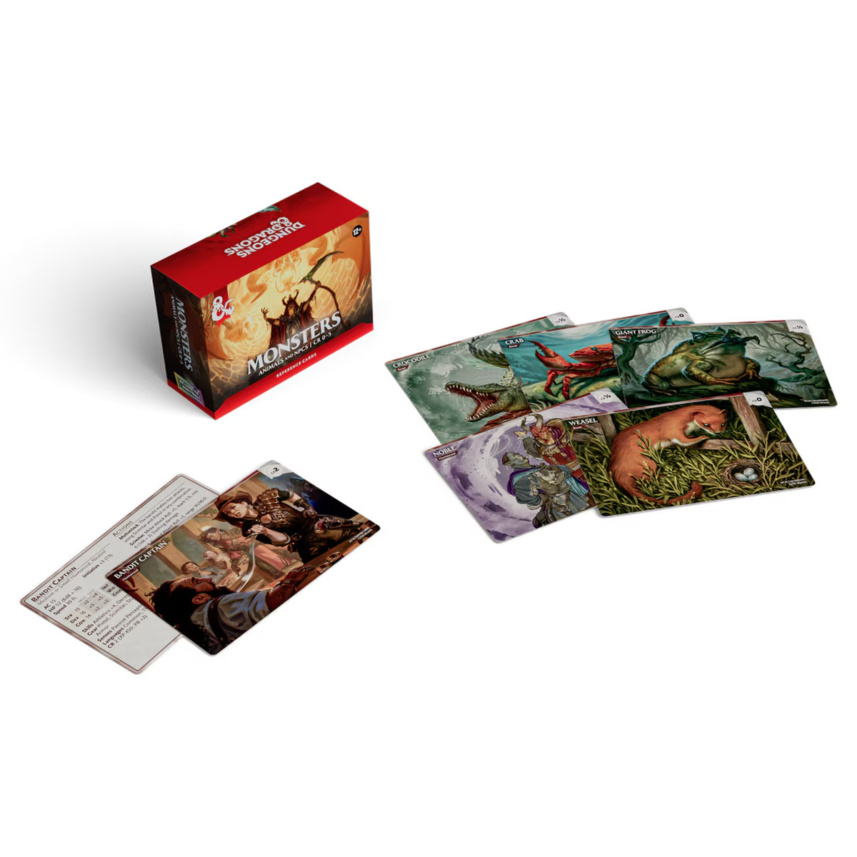Dungeons & Dragons: Reference Cards - Monsters: Animals and NPCS | CR 0-5