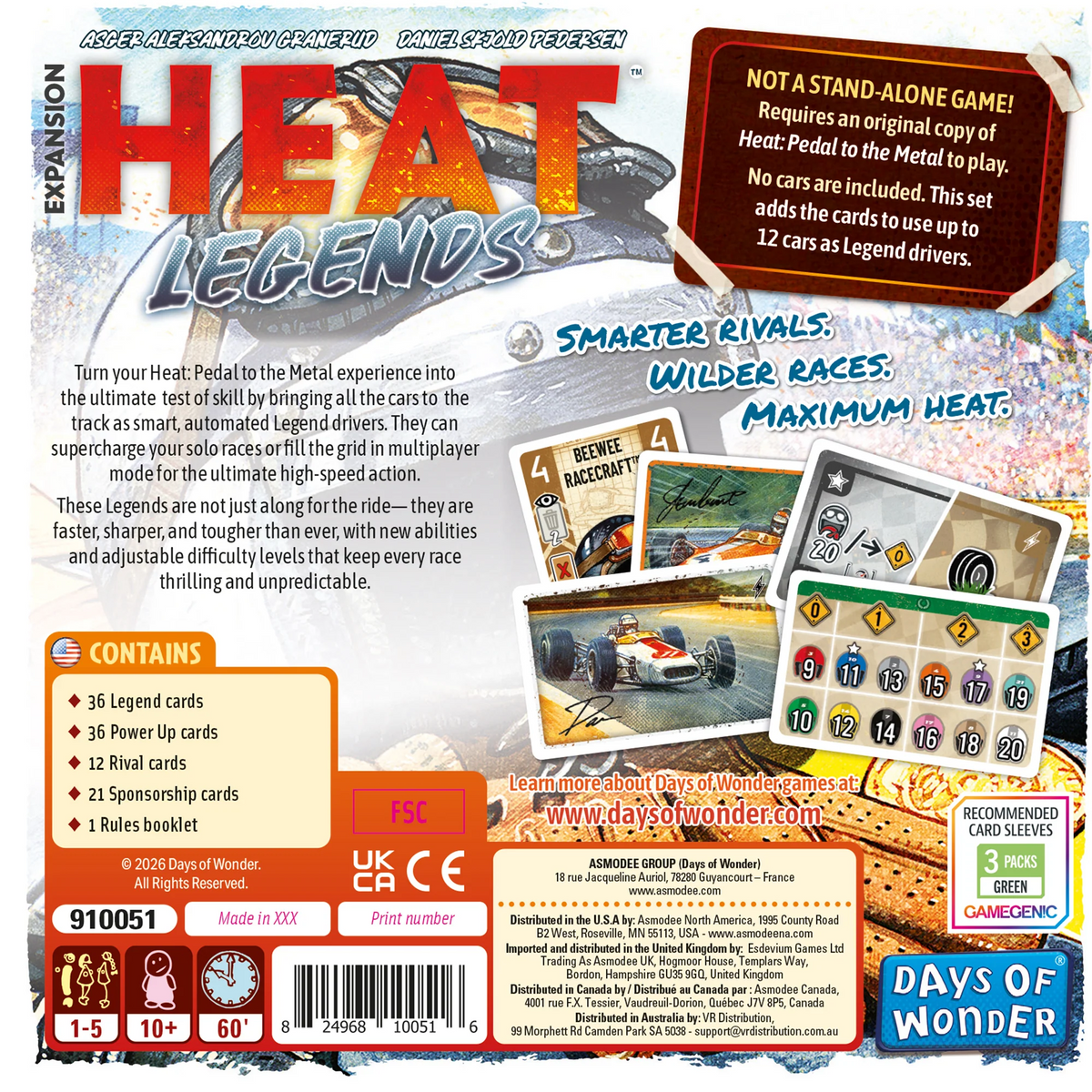 Heat: Legends Expansion