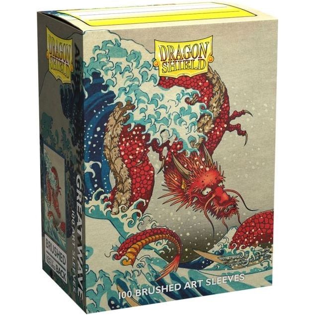 Art - Dragon Shield Sleeves Standard: Brushed Great Wave (100)