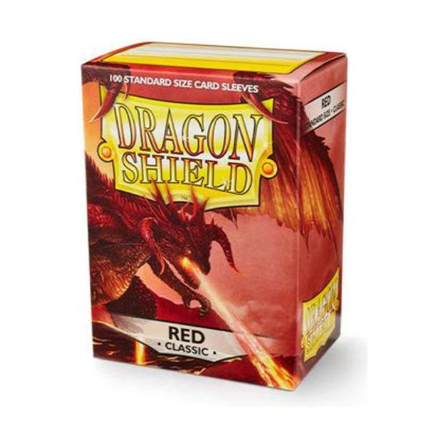 Dragon Shield Sleeves Standard: Classic Red (100)