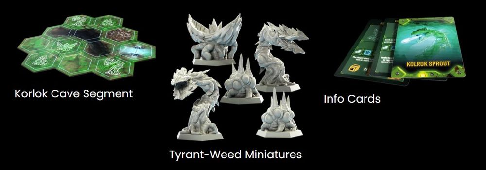 Deep Rock Galactic: Korlok Tyrant-Weed Miniature Expansion