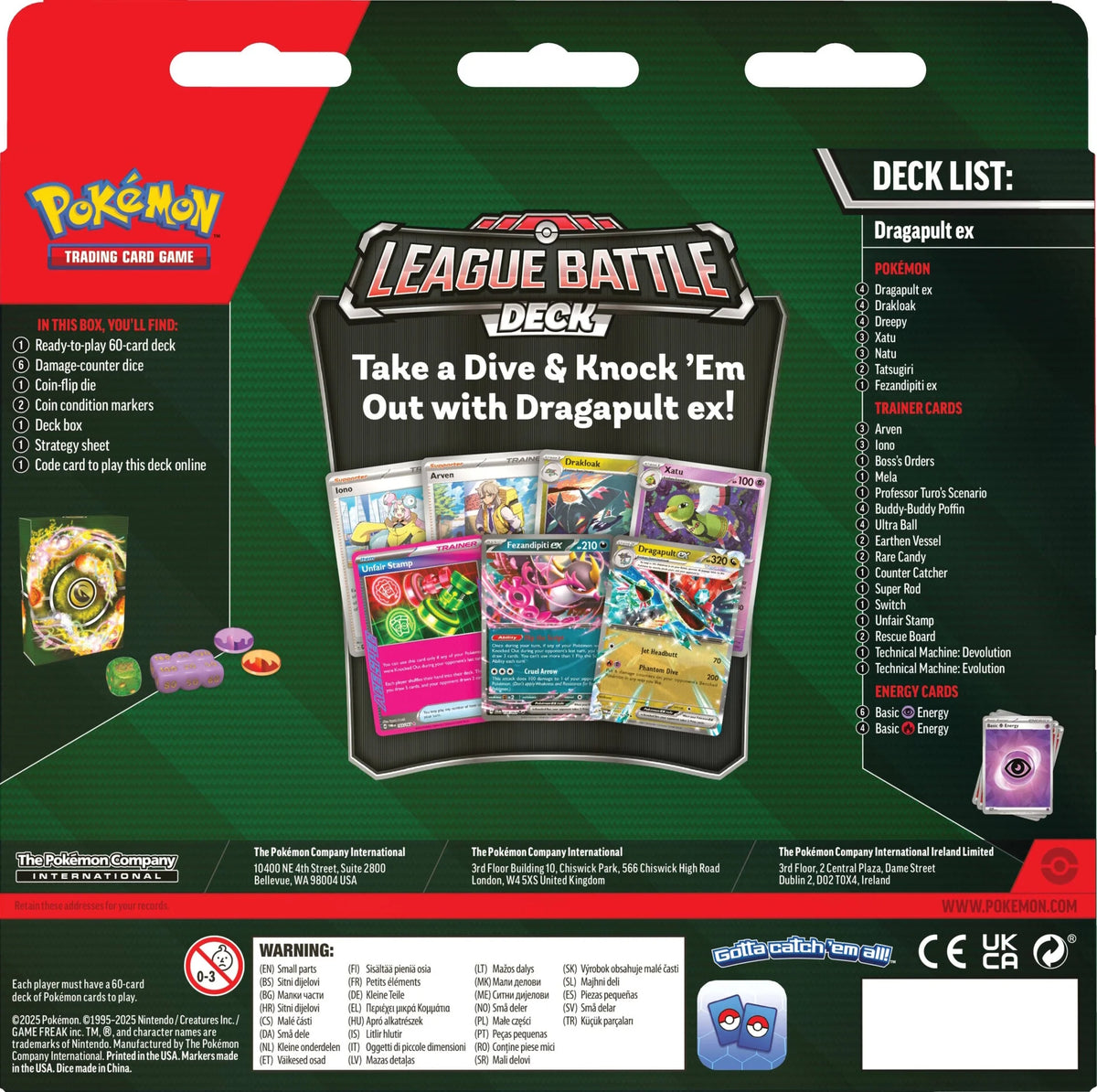 Pokémon: Dragapult ex League Battle Deck - Level Up Store