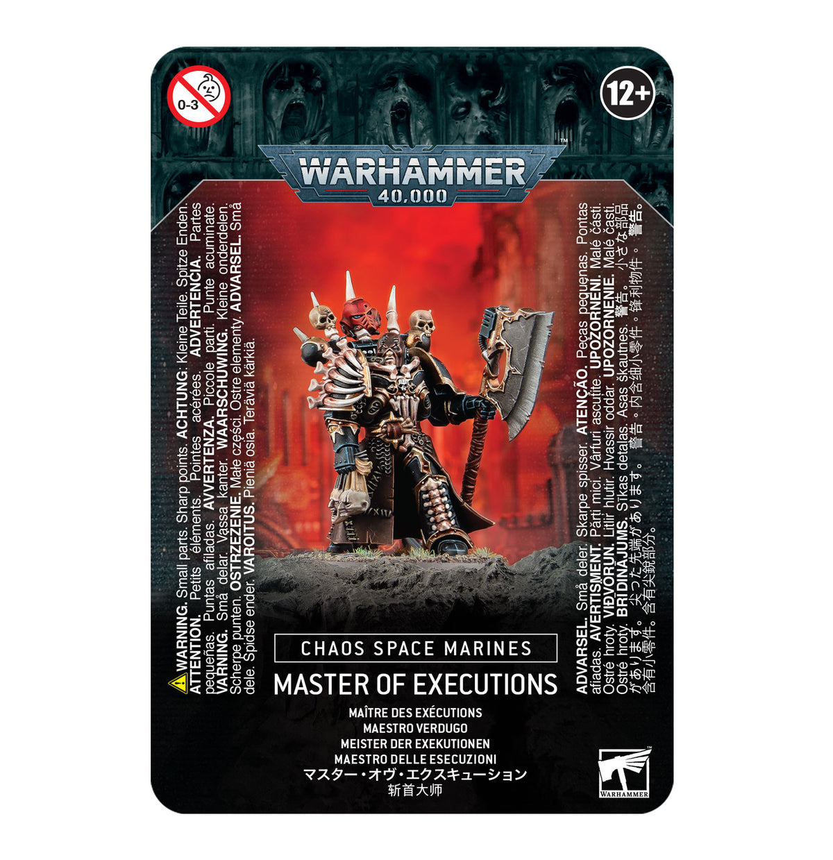 Warhammer 40K: CHAOS SPACE MARINES MASTER OF EXECUTIONS