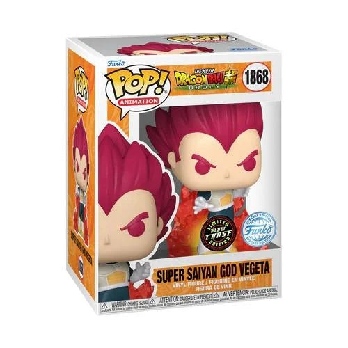 FUNKO POP!: Dragon Ball Super - Broly: Super Saiyan God Vegeta (Comic Con Cape Town 2025 Special Edition) - CHASE