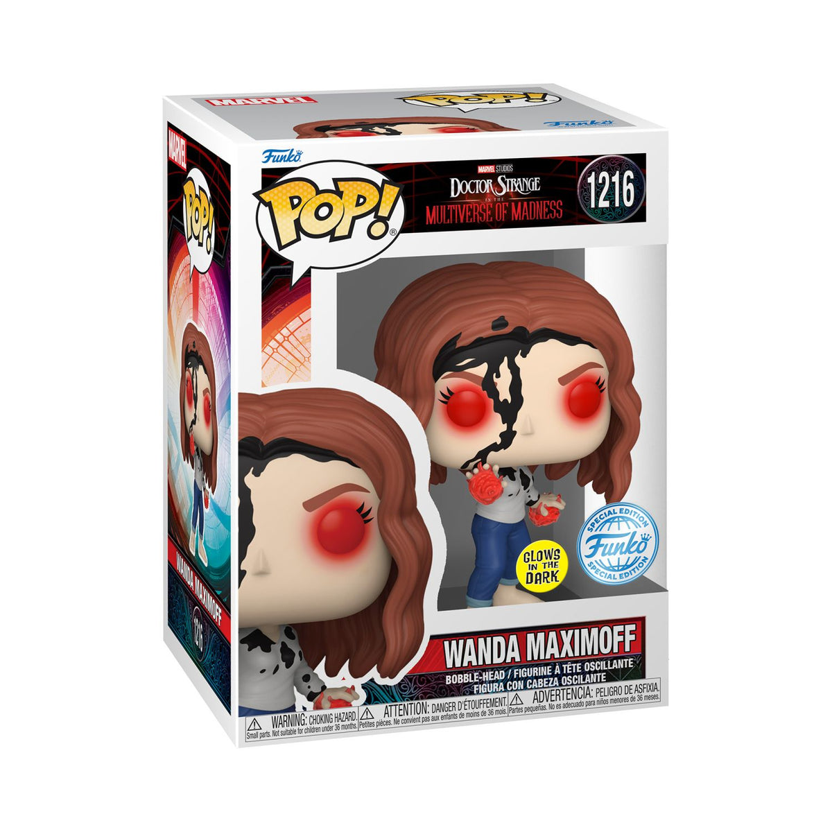 FUNKO POP!: Doctor Strange - Multiverse of Madness: Wanda Maximoff (Glow)(Special Edition)