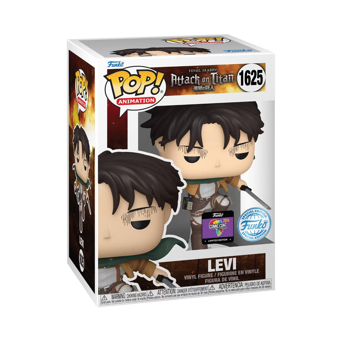 FUNKO POP!: Attack on Titan - Levi (Comic Con Cape Town 2025 Special Edition)