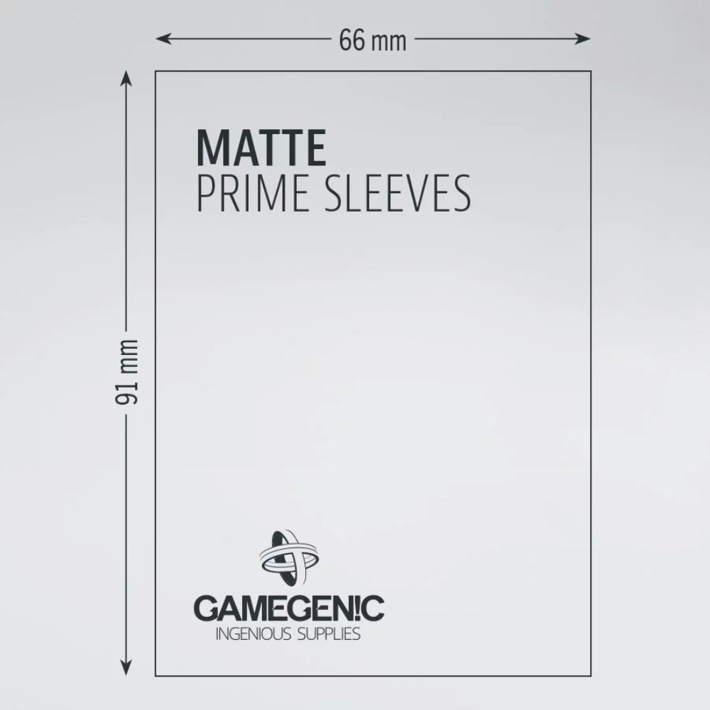 GameGenic - MATTE Prime Sleeves: Lime (100)