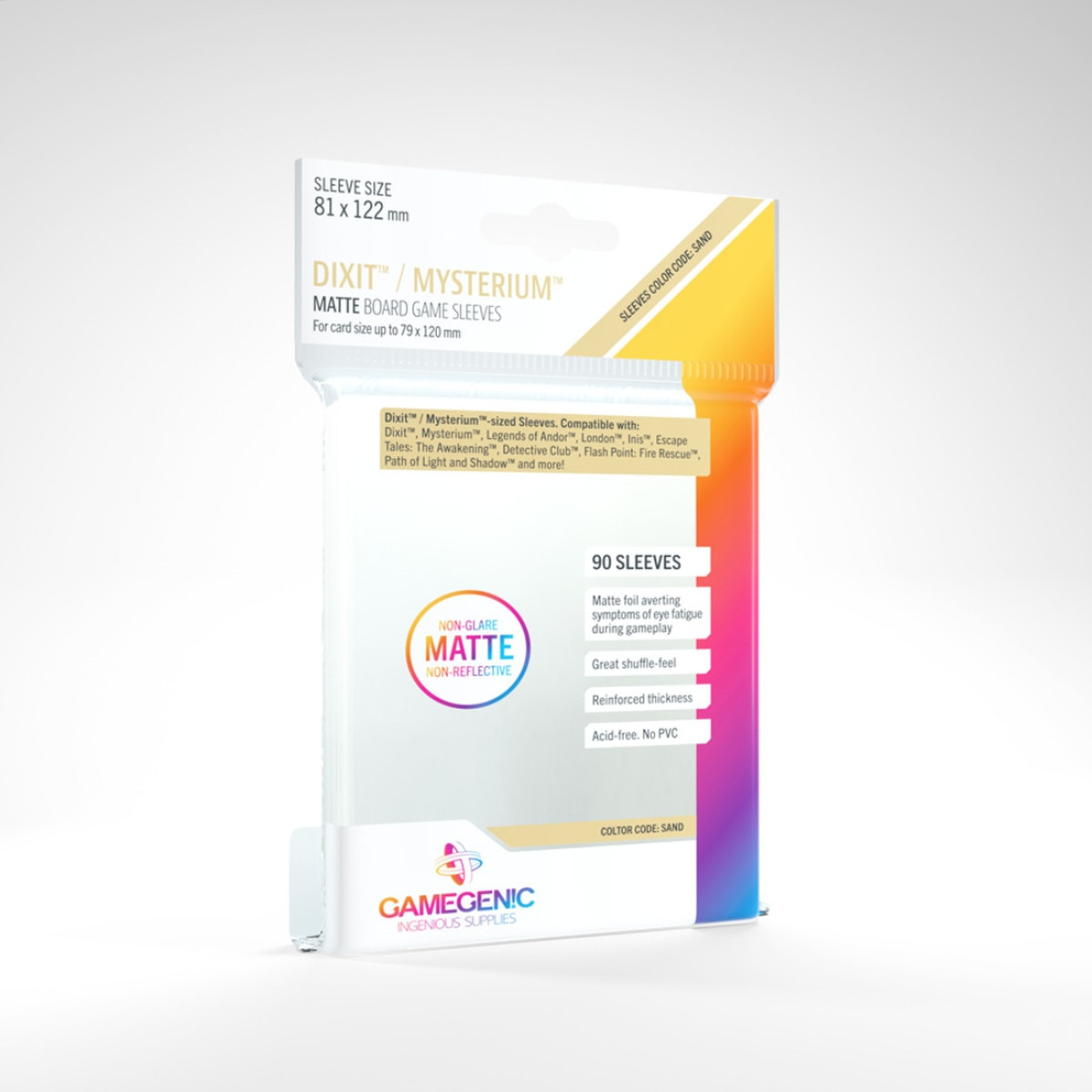 Gamegenic MATTE Sleeves: Dixit (81mm x 122mm)