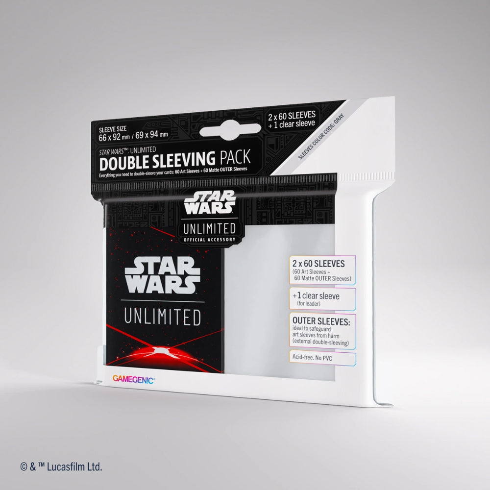 Star Wars: Unlimited - Double Sleeving Pack (Card Back Red)