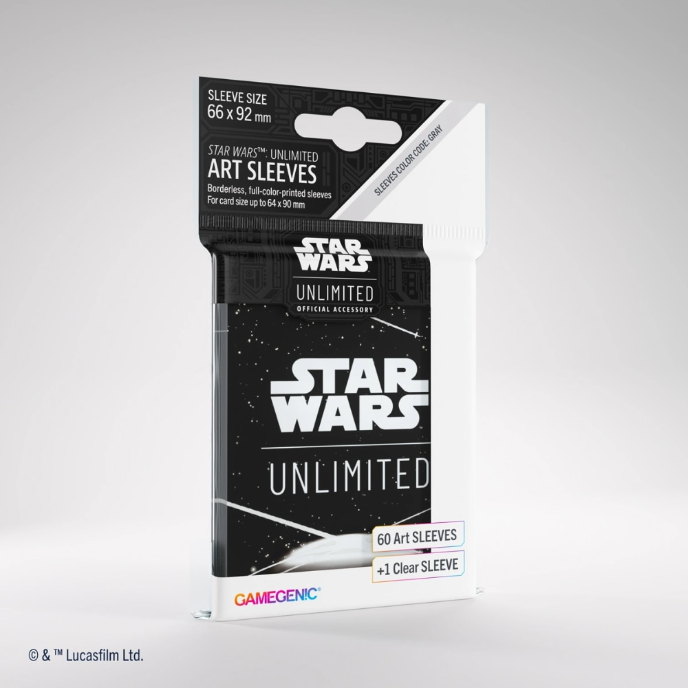 Star Wars: Unlimited - Art Sleeves (Card Back - White)